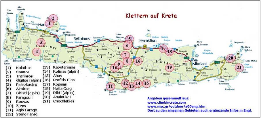 Kreta Klettern